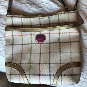 Coach Authentic Plaid Crossbody